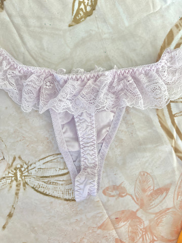 Lavender Lacy Thong