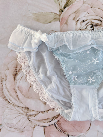 Baby Blue Flowers Panty