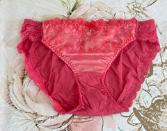 Hot Pink Lacy Panty