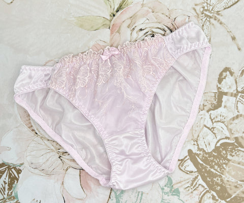 Pink Floral Chiffon Panty