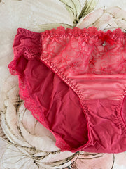 Hot Pink Lacy Panty