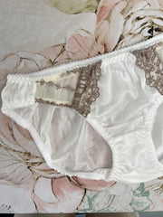 White Lacy Brown Panty