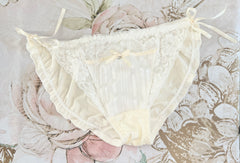 Yellow Strapped Lacy Panty