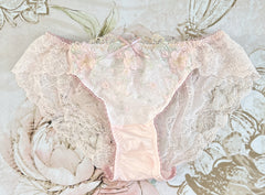 Sexy Lacy Pink Floral Panty