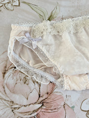 Beige Lacy Flower Panty