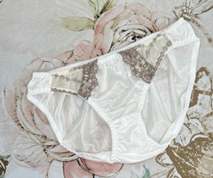 White Lacy Brown Panty