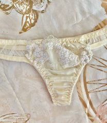 Yellow Flower Garden Thong